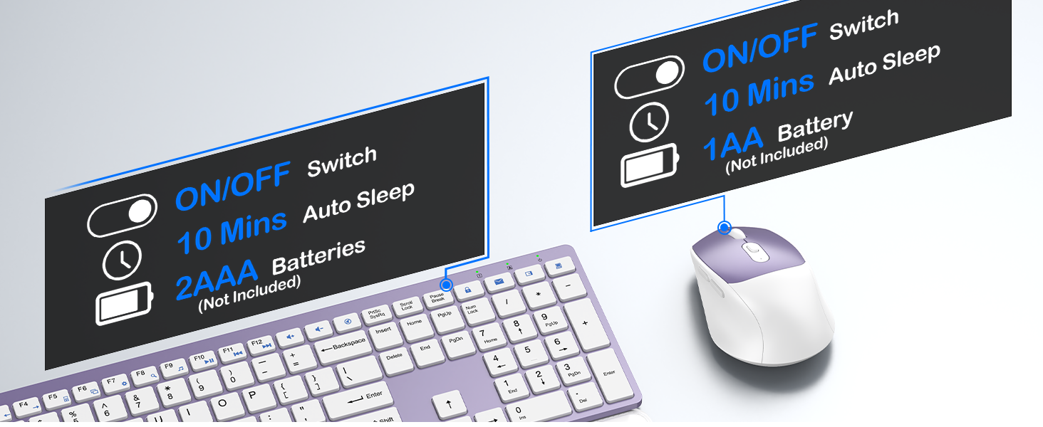 wireless keyboard and mouse combo