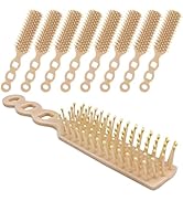 60 Pack Hair Brushes in Bulk for Homeless, Bulk Hair Brush Individually Wrapped for Curly Wavy Ha...