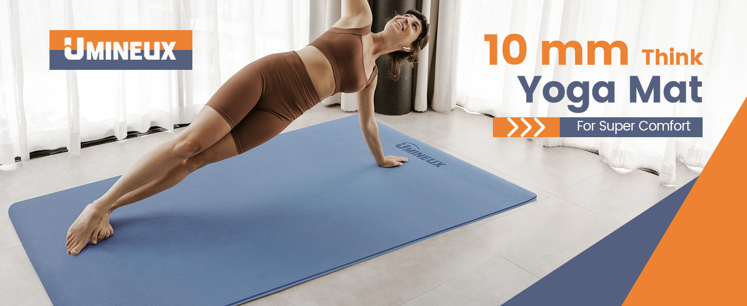 10mm Large TPE Yoga Mat
