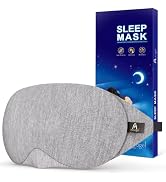 Mavogel Cotton Sleep Eye Mask, Light Blocking with Adjustable Nose Bridge | Updated Design, Soft ...