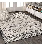 JONATHAN Y MOH200A-8 Amir Moroccan Beni Souk Indoor Area Rug Bohemian Farmhouse Rustic Geometric ...
