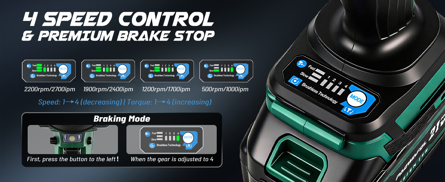 taladro inalámbrico taladro de impacto pistola de impacto 1/2 impact gun 1/2 torque wrench