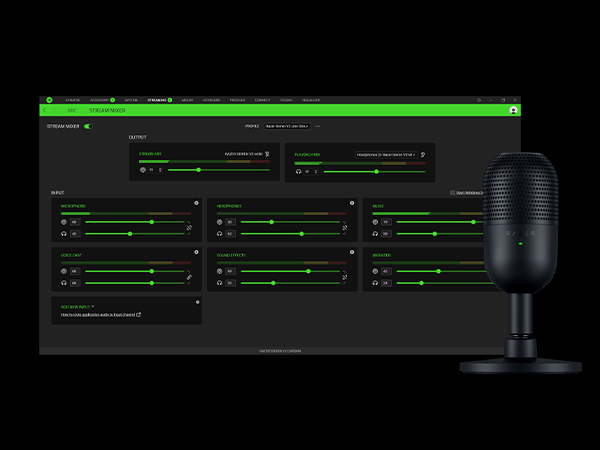 Advanced Customization audio mixer Razer Seiren V3 for PC computer podcast blue yeti rode hyperx