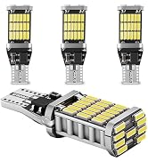 4PCS 921 LED Reverse Light Bulb,6500K Super Bright T15 T10 4014 45SMD LED Reverse Lights,Canbus E...