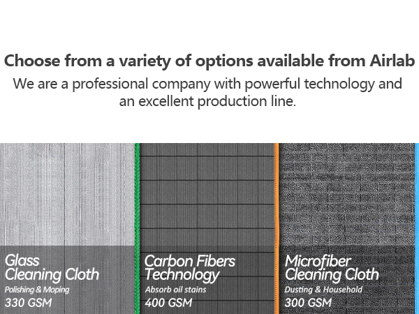 Airlab Microfiber Cleaning Cloths