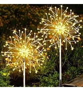 suddus Solar Garden Lights Outdoor Waterproof Decorative, 2Pack 150LED Firework Lights, Solar Fai...