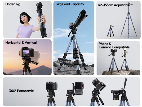 adjustable tripod