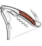 CORKAS Extravagant Professional Wine Key for Executive Waiter, Heavy Double Hinged Fulcrum Corksc...