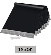 Fuxury Shipping bags Large 19x24 Inch 50 Pack Envelopes Mailers,Self Adhesive Poly Bags for Cloth...