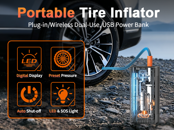 protable tire inflator