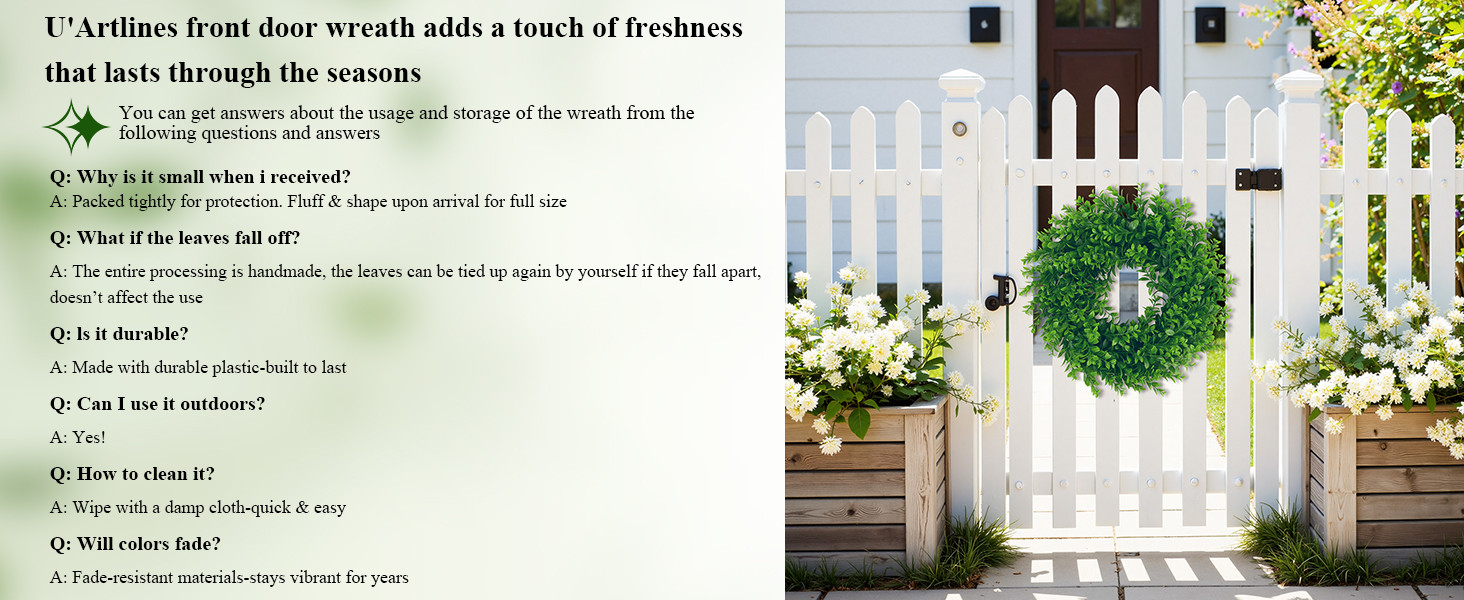wreath for home decor