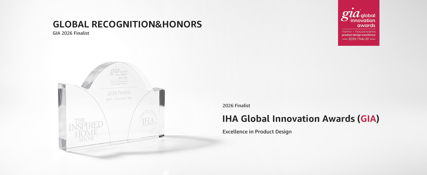 Voted as one of the 'Best New Products of 2026' at The Inspired Home Show by HGTV.