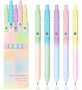 YOXMJDB Gel Pens, 5 Pcs Medium Point Smooth Writing Pens Cute Pens for Women, High-End Series 0.7...