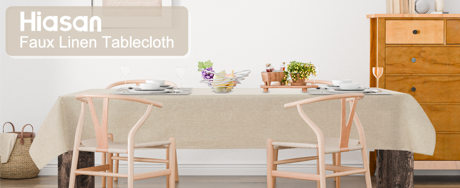 Linen tablecloth