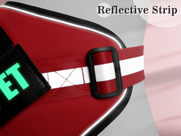 reflective strip red