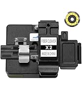 BAOSHLA X2 Optical Fiber Cleaver High precision stripping tool Fiber optic cable cutter 24 cuttin...