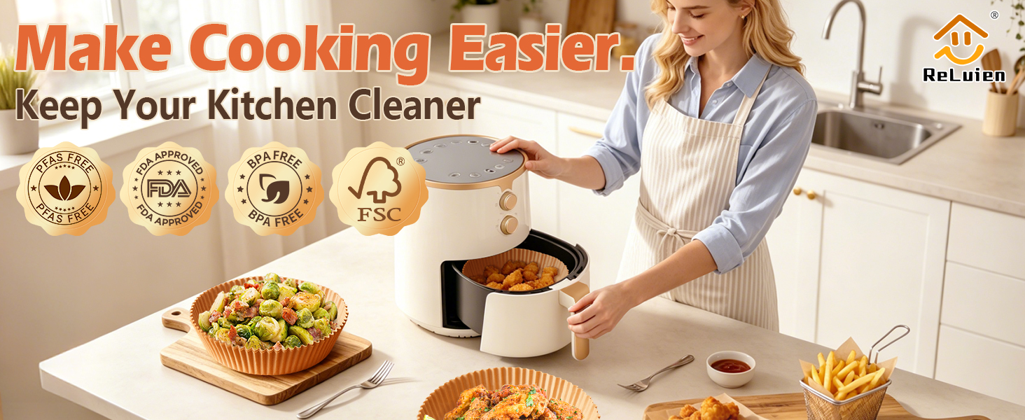 Round Air fryer liners
