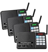 UHAXZ Intercoms Wireless for Home, Long Range Intercom 6000ft, Home Intercom System Wireless with...