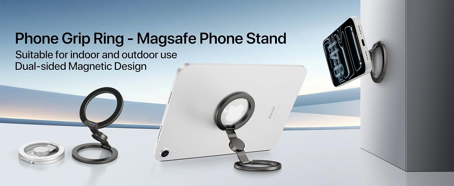 phone holder stand grip ring magnetic mag safe golf cart phone holder adhd gifts stress anxiety