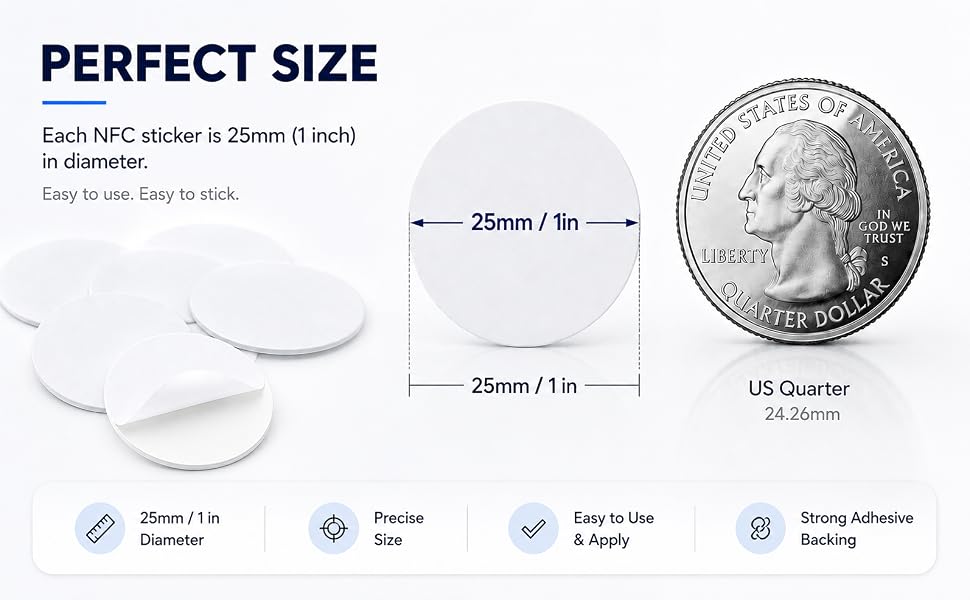 NTAG215 COIN CARDS