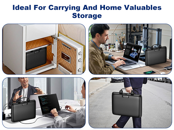 protable fireproof document bag