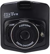 GT300 Car Camera, HD 1080P 170 Degree Wide Angle Car Camera, Loop Recording Night Vision Video Re...