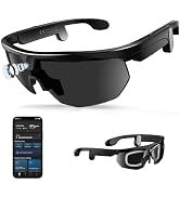 HAIXINDA AI Cycling Camera Glasses with 4K Video & 32MP Photo, Polarized UV400 Smart Sunglasses w...