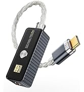 ZOOAUX PRO USB C DAC Headphone Amplifier, Portable 3.5mm Audio Adapter Dongle, Hi-Res 32bit/768kH...