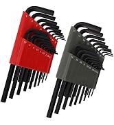 MaxoPro Allen Wrenches Sets Heavy Duty Hex Keys Sets Chamfered Tips SAE standard metric