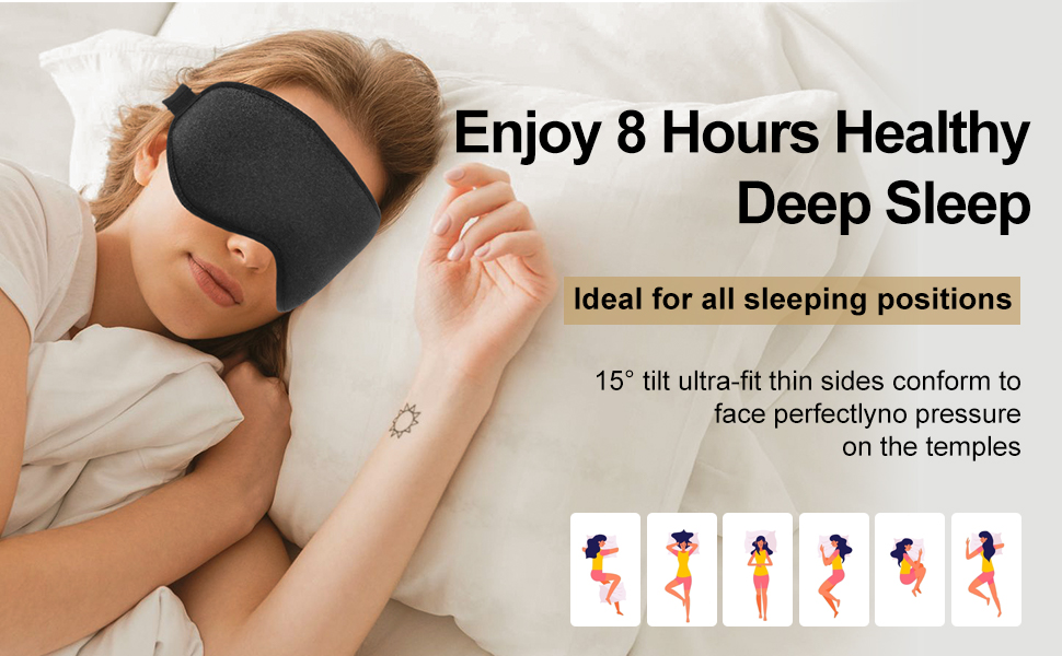 3D Contoured Sleep Mask
