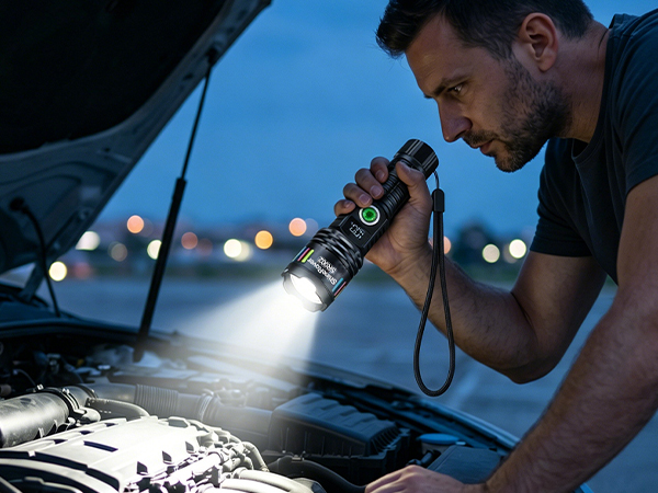 LED Flashlights for Home Emergency Hunting Camping Essentials Gear
