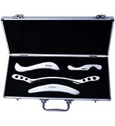 STICKON Stainless Steel Gua Sha Scraping Massage Tool Set IASTM Tools Great Soft Tissue Mobilizat...