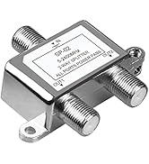 NEWCARE Digital 2-Way Coaxial Cable Splitter 5-2400MHz, RG6 Compatible, Work with Satellite/Cable...