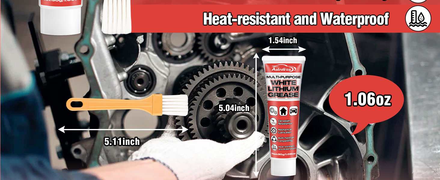 white lithium grease