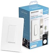 Merkury Innovations Smart Wi-Fi Light Switch, Single Pole - Requires Neutral Wire - Non-Dimmable ...