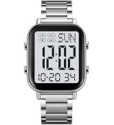 Gosasa Men's Fashion Stainless Steel Watches Easy-Read Luminous Date Waterproof Chronograph Wrist...