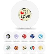 HONYOU 40Pack Libre 3 Sensor Covers with Pattern Stickers, Freestyle 14 Days Sensor Covers Waterp...