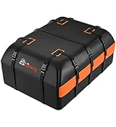 Car Rooftop Cargo Carrier Bag, 21 Cubic Feet 100% Waterproof Heavy Duty 840D Car Roof Bag for All...