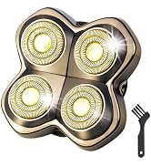 Shaver Pro 4 Replacement Heads Compatible with Skulls Pitbulls Series,Gold PRO/Silver PRO/Platinu...