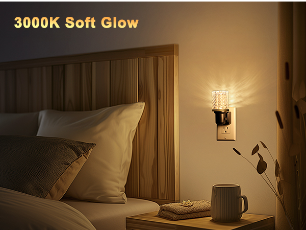 3000k soft warm white night light for kids adult
