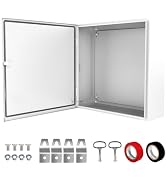 Kinchoix Outdoor Electrical Box 24 x 24 x 8'' Nema 4X Enclosure Waterproof Junction Box Electrica...