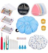 Sewing Pin Cushion Kit, Wrist Pin Cushions for Sewing, Needle Cushion with 150Pcs Sewing Pins, 50...