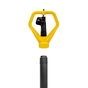 Spinning Sprinkler and Riser