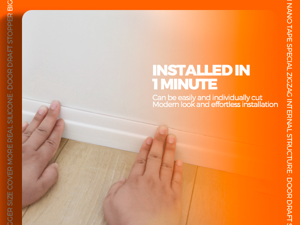 door draft stopper