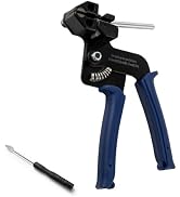 SCITOOLS Metal Zip Ties Cutter, Stainless Steel Cable Tie Gun with Tensioning Installation Cuttin...