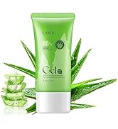 Organic Aloe Vera Gel - with Fresh 96% Aloe Gel for Face and Body, Skin Care for Deeply & Rapidly...