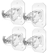curtain rod holders no drilling