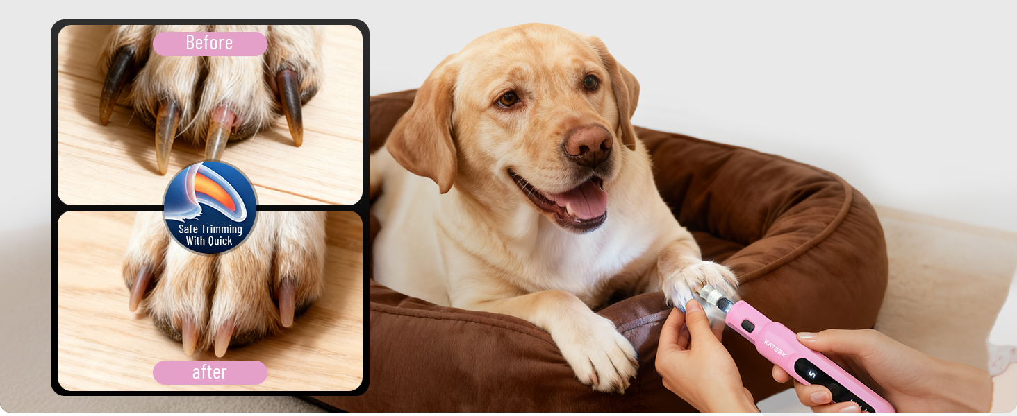 dog nail grinder quiet for large dogs
