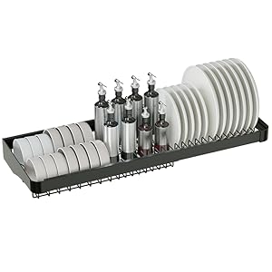 dish rack over the sink