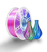 iBOSS Silk Tri-Color PLA+ Filament 1.75mm 1Kg, Triple Color Silk PLA Plus Filament, Silk PLA PRO ...